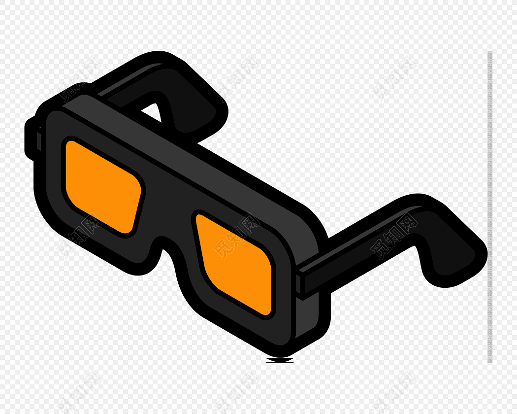 3d眼镜素材