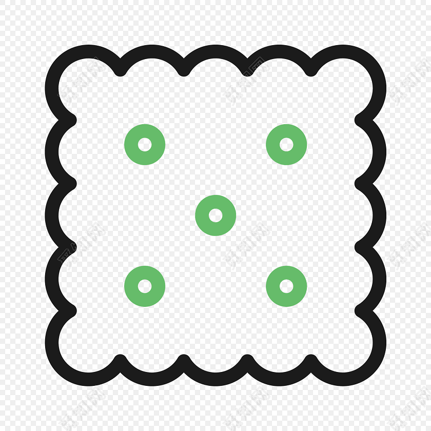 简约简笔画布料图标素材