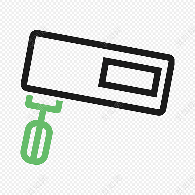 简约简笔画搅拌机图标素材