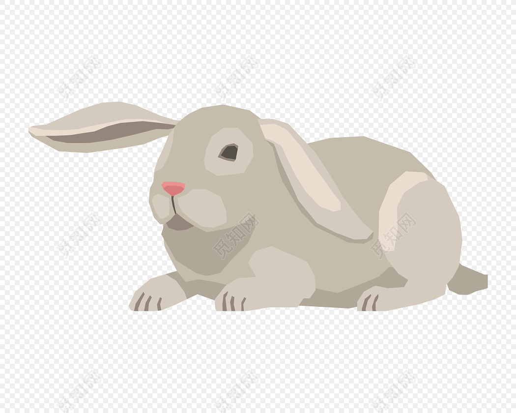 小动物十二生肖卡通小兔子图片素材免费下载 - 觅知网