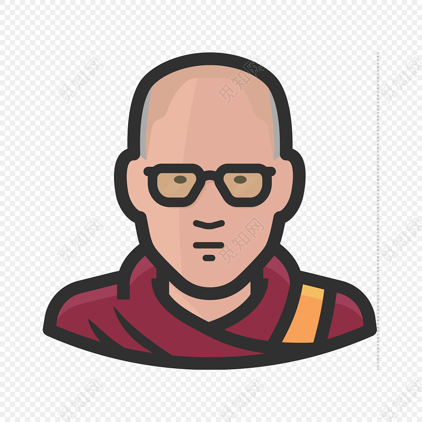 和尚头像
