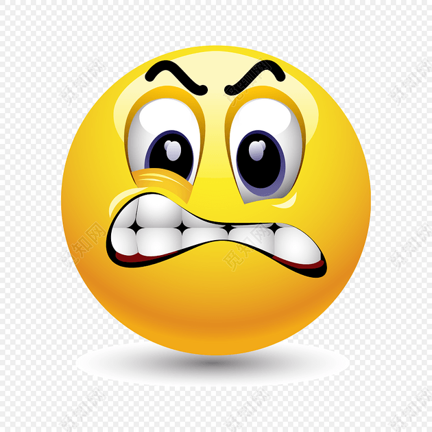 发火可爱黄色qq表情