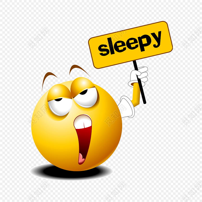 sleepy表情图标