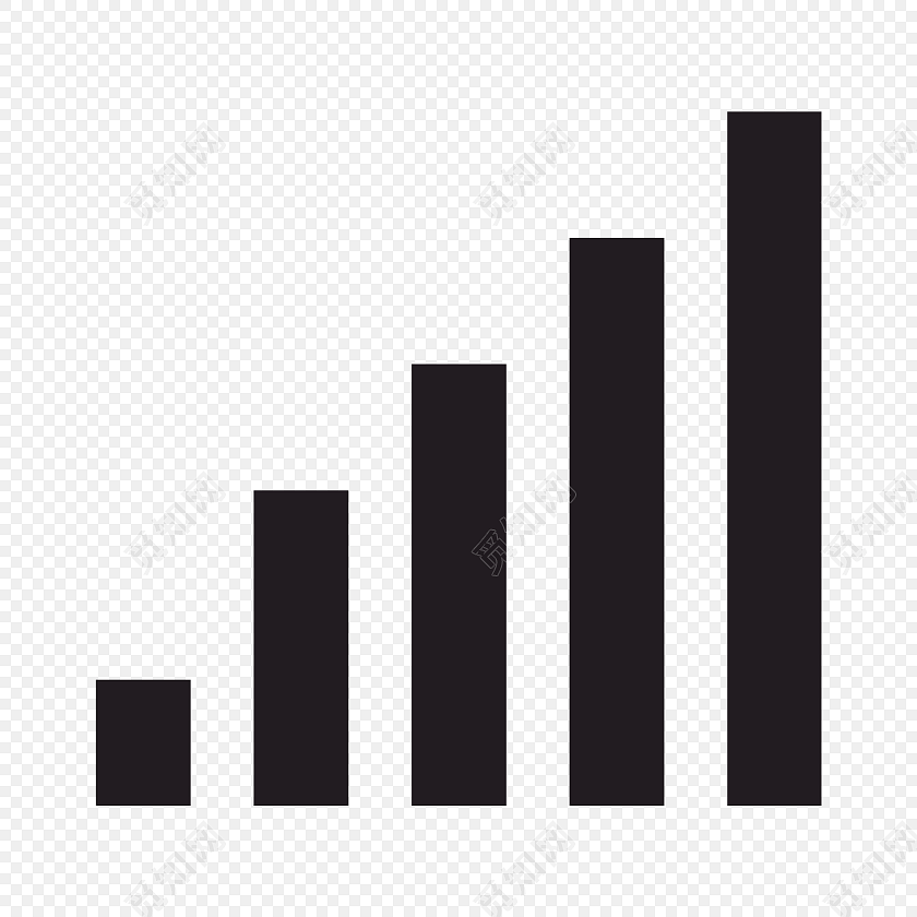 黑色扁平信号小图标