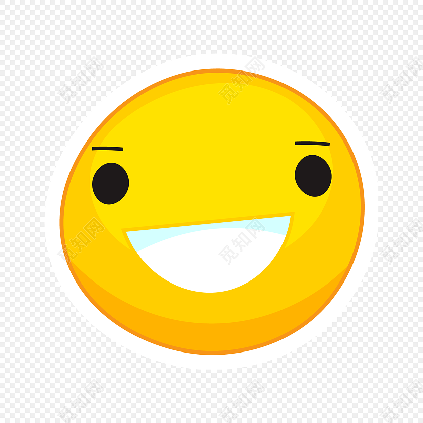 卡通开心表情素材