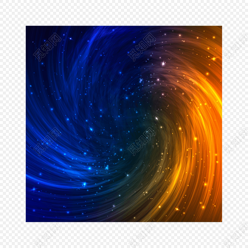 梦幻炫彩星空背景素材