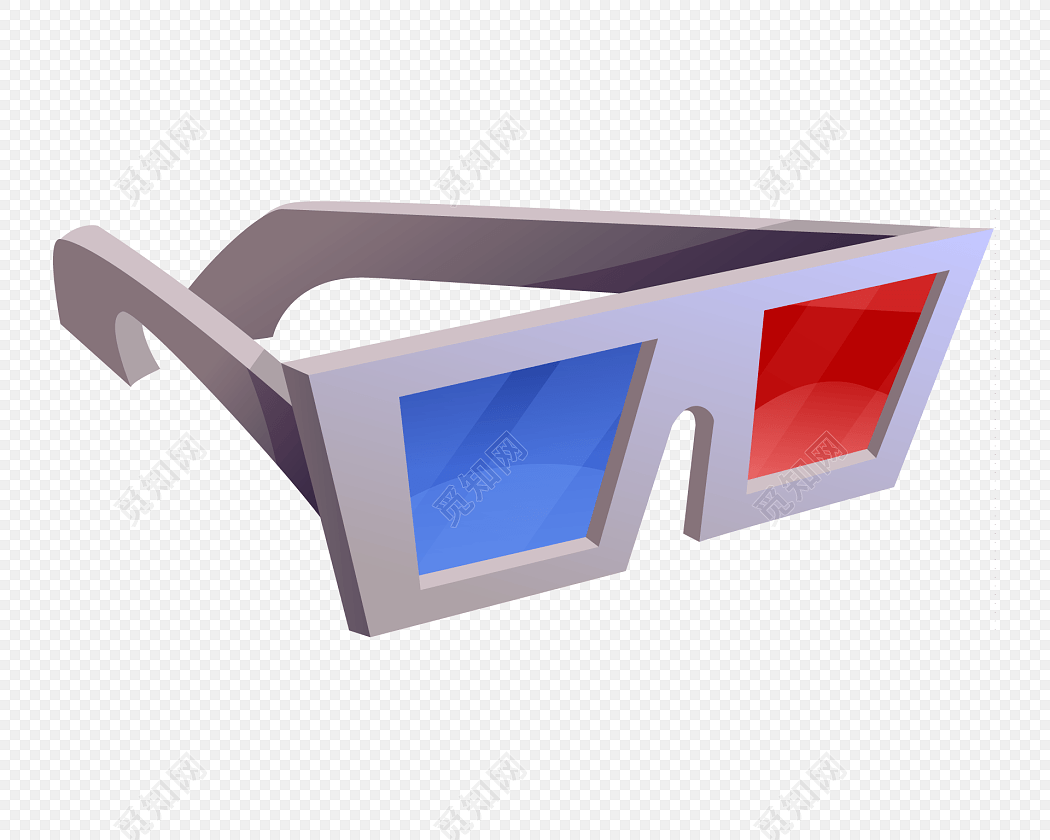 电影相关用品3d眼镜素材