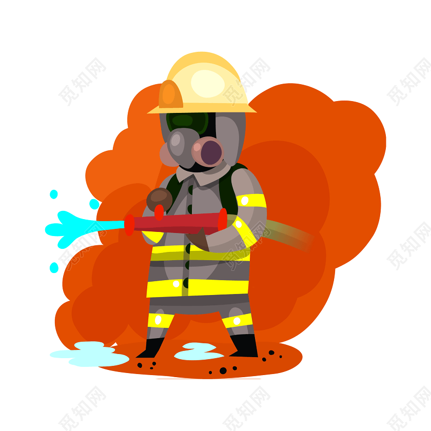 消防员卡通素材
