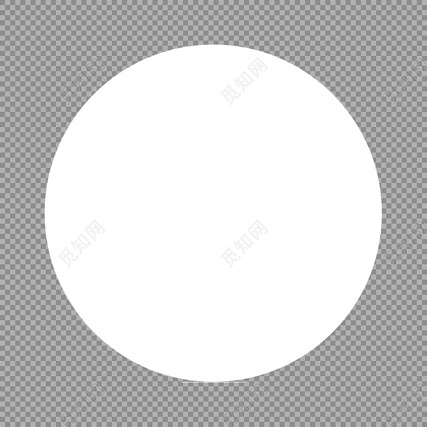 白色圆圈矢量素材