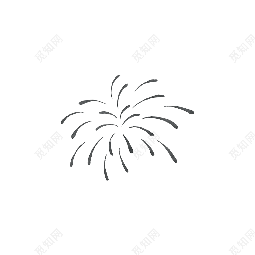 烟花花纹点点素材