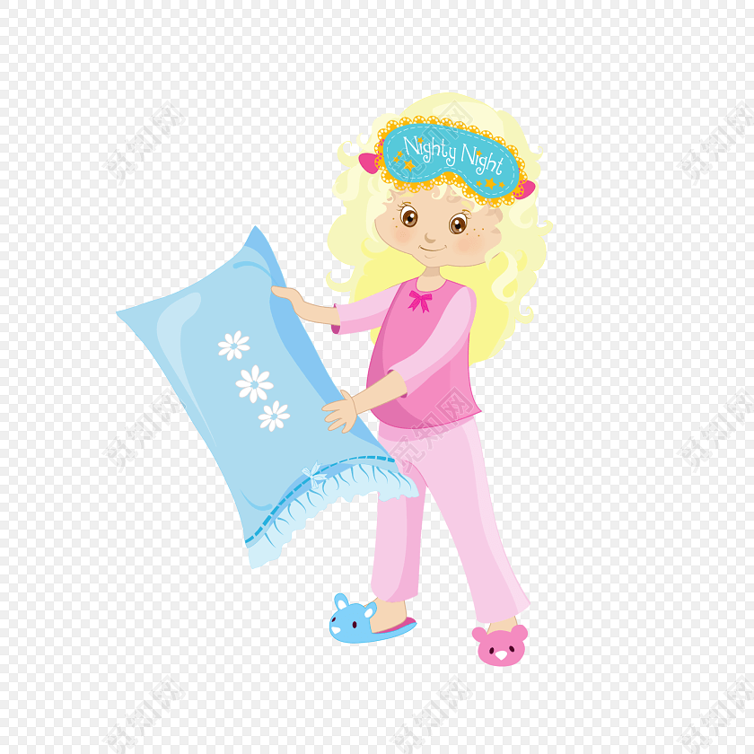 粉丝卡通女孩图片下载素材