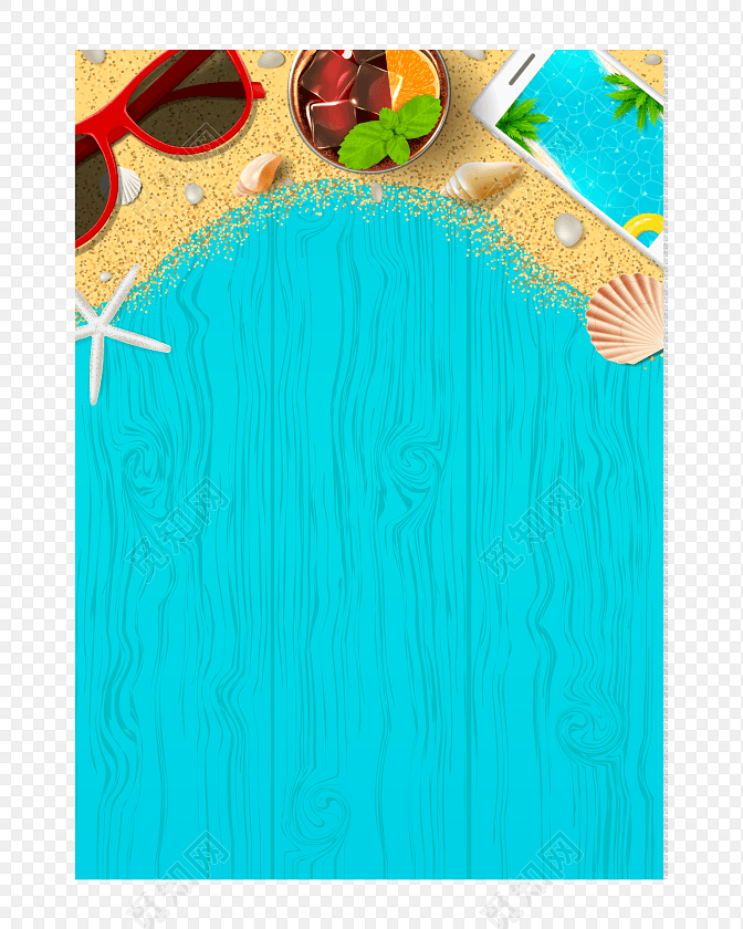 夏日海报背景