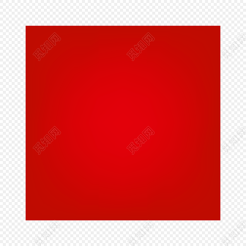 红色正方形矢量素材