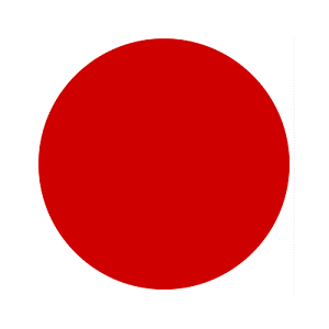 红色圆圆形图形素材