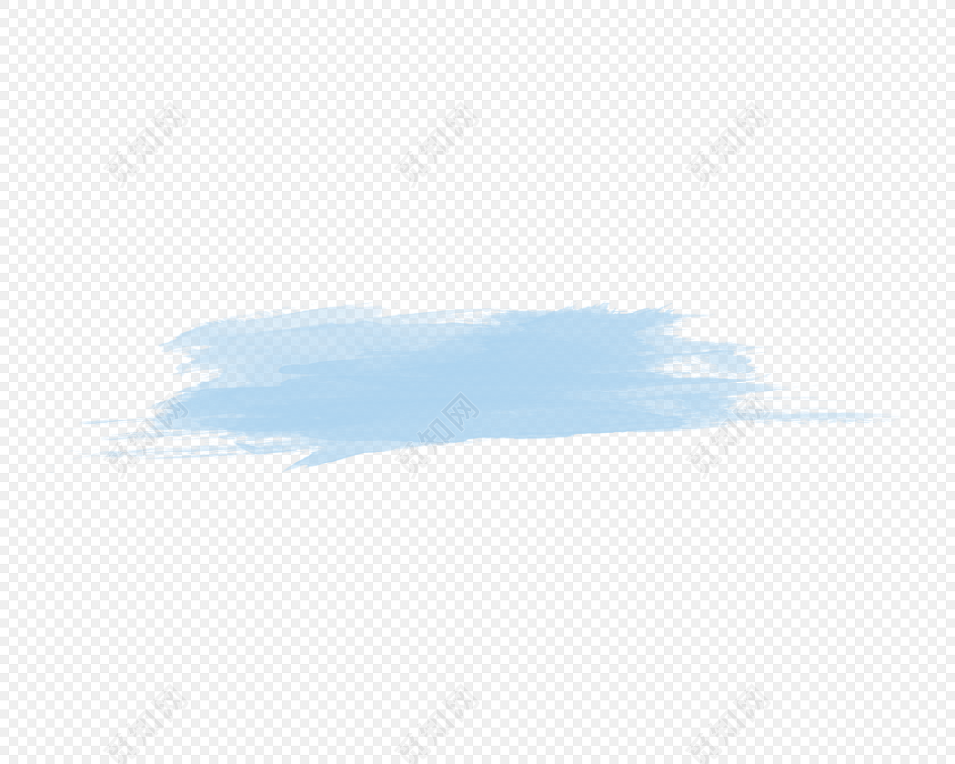 淡蓝色简约笔刷图片下载素材免费下载_png素材_觅知网