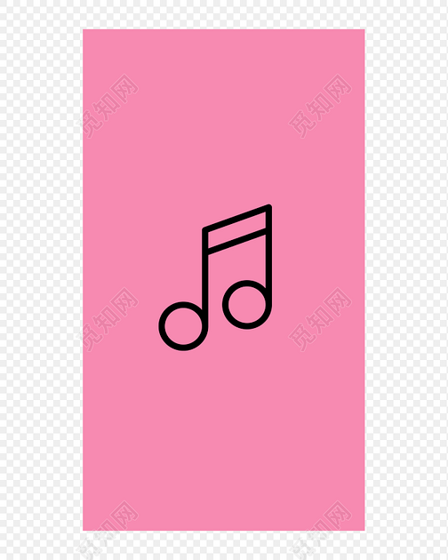 音符简笔画素材