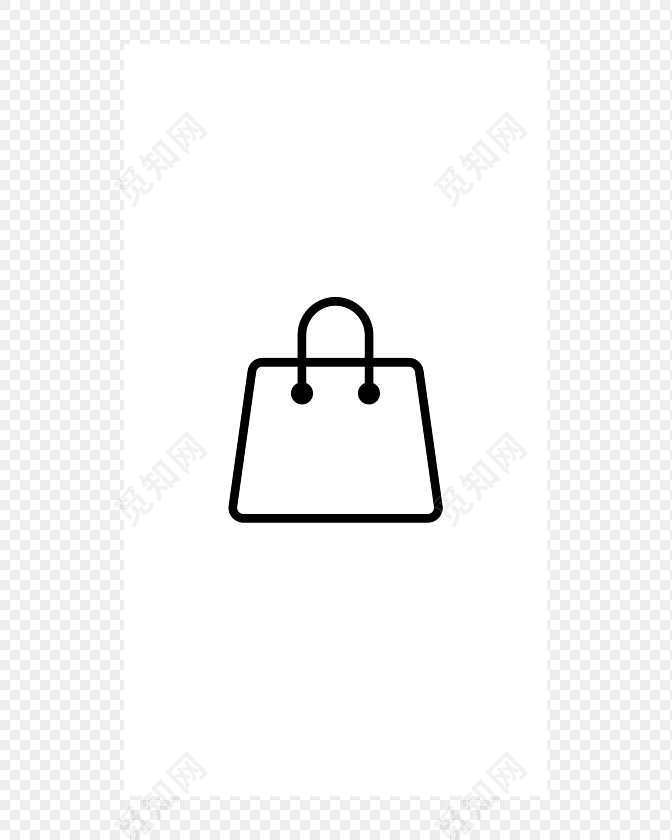 包包图标简笔画素材