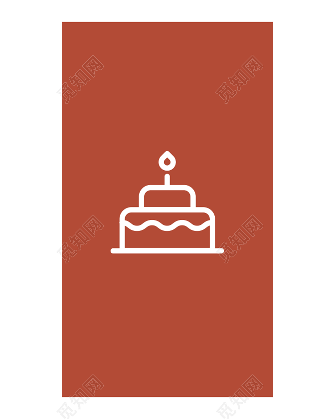 生日蛋糕图标素材