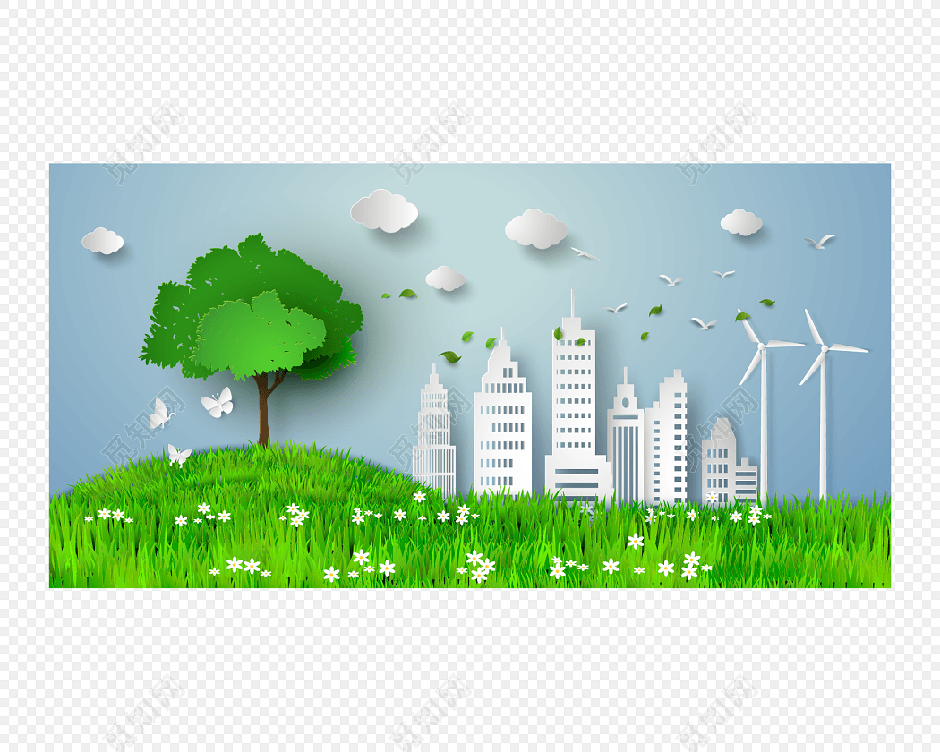 绿色家园低碳生活素材