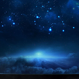 蓝色宇宙星空星海主图背景