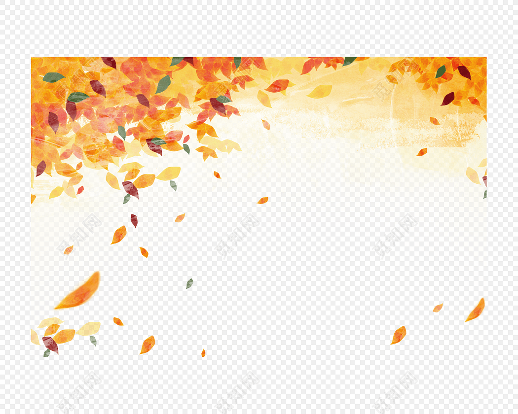 秋天落叶素材
