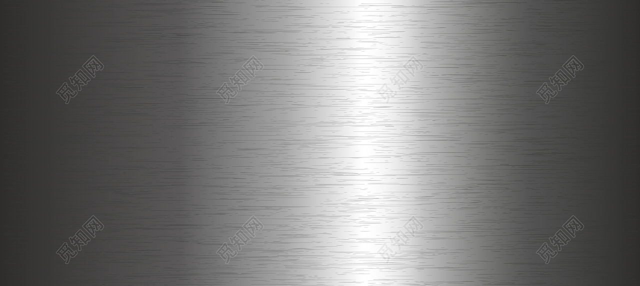 灰色金属质感拉丝纹理banner海报背景