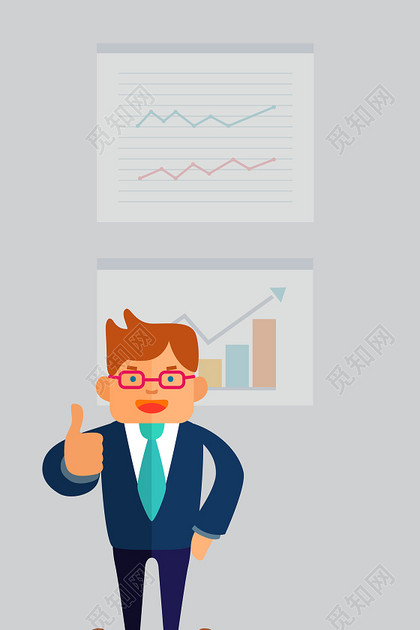卡通招聘职场新人免费下载_背景素材_觅知网
