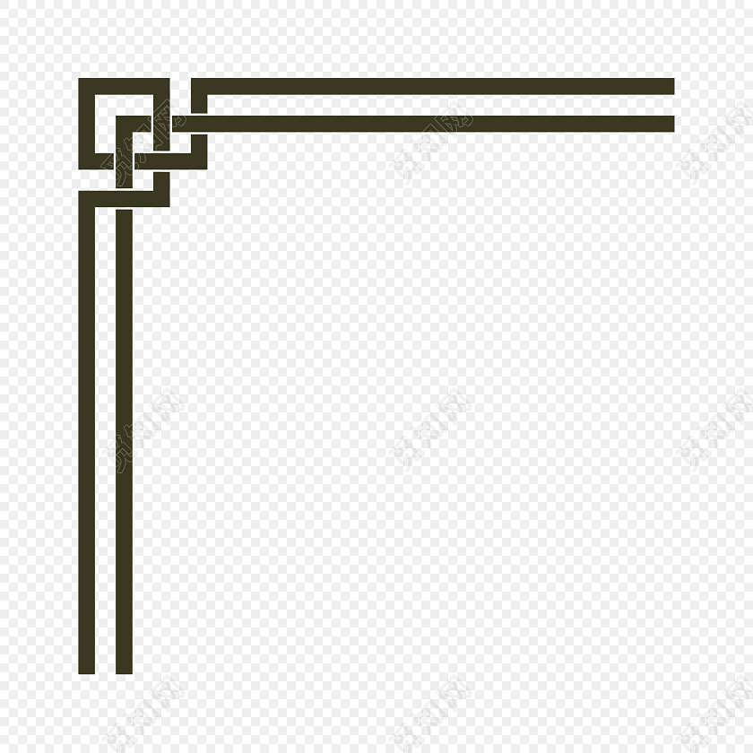 矢量中式边框