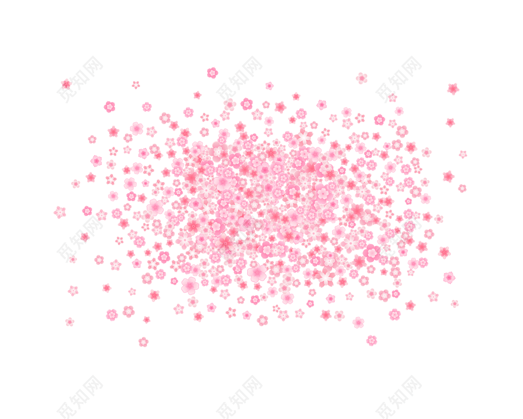 粉色的点矢量元素