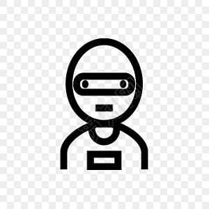 简笔画人物头像图标