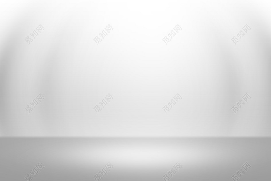 纯色灰色白色渐变舞台灯光光晕背景
