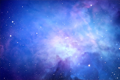 蓝色紫色梦幻星空矢量素材