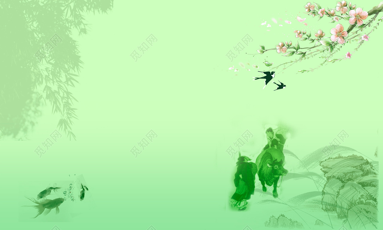 暖春清明 清明盛惠海报背景素材