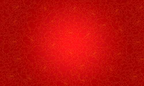 红色牡丹花纹底背景素材