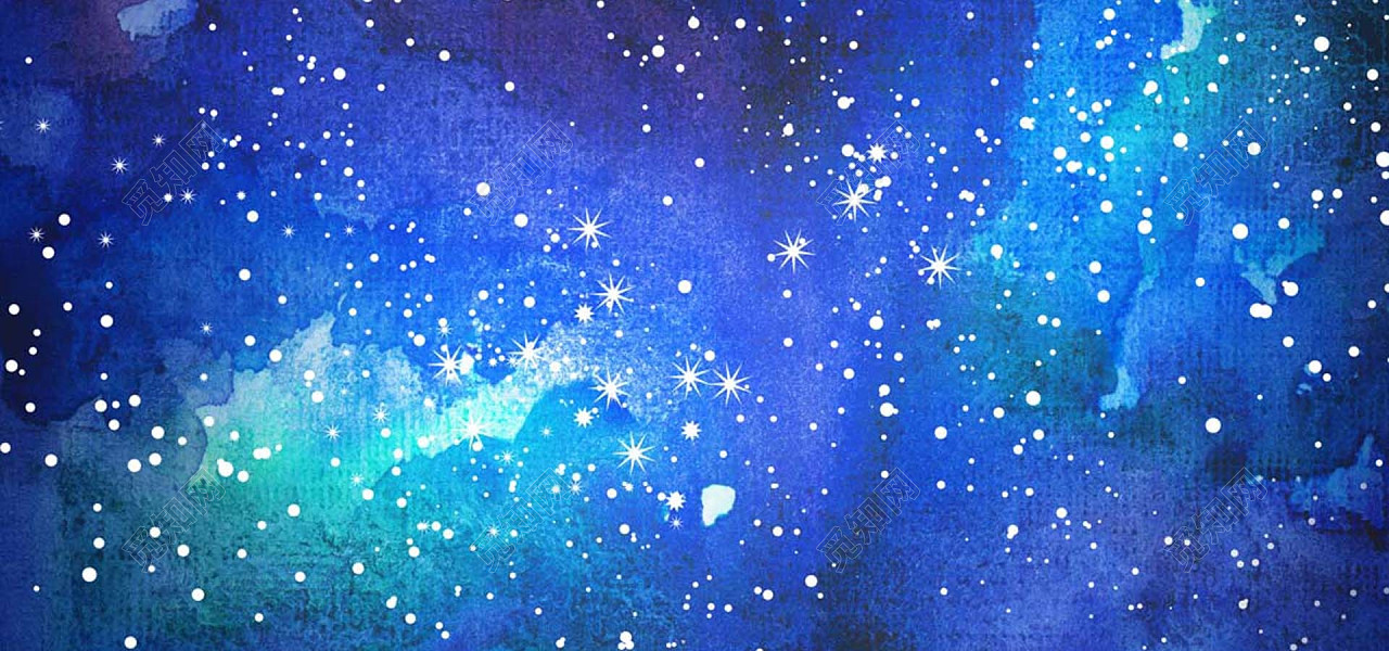 炫彩油墨水彩星空绘画标签:素材 油画 星星宇宙夜空油画颜料