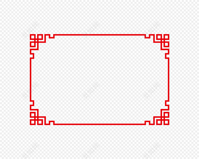 共享素材 下载png下载eps png素材 中式古风古典花纹边框标签:png