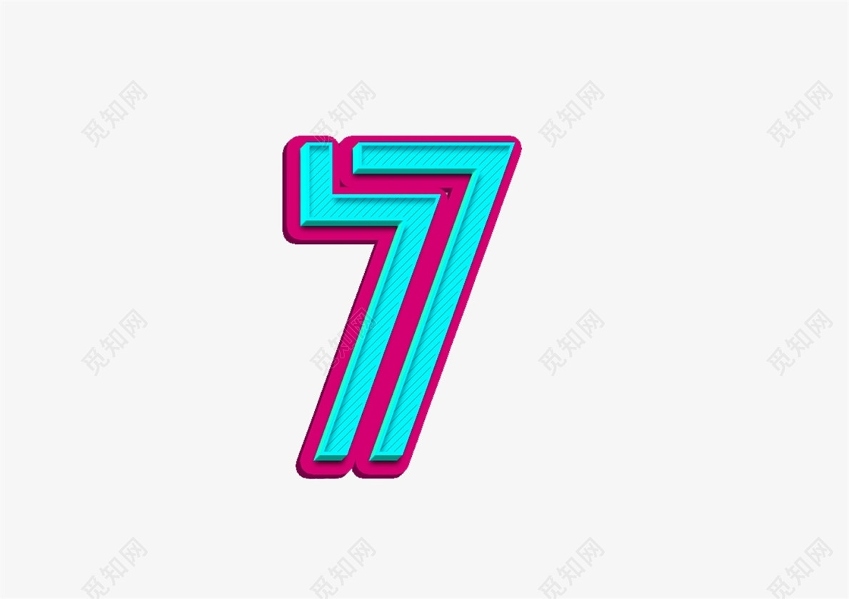金色立体1艺术数字素材数字1字体设计素材金色质感精致风数字7字体