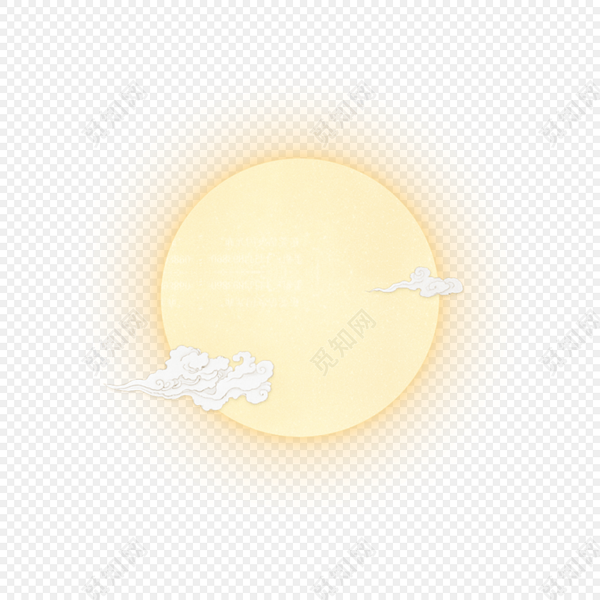 卡通月亮中秋节素材
