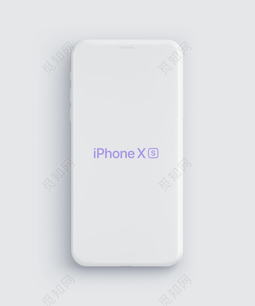 白色iphonexs手机智能样机