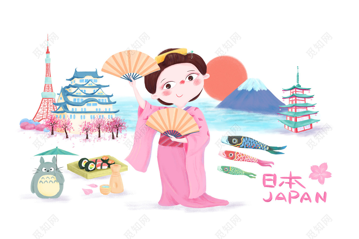 日本樱花卡通图片大全 日本樱花卡通图片在线观看 汇影图片