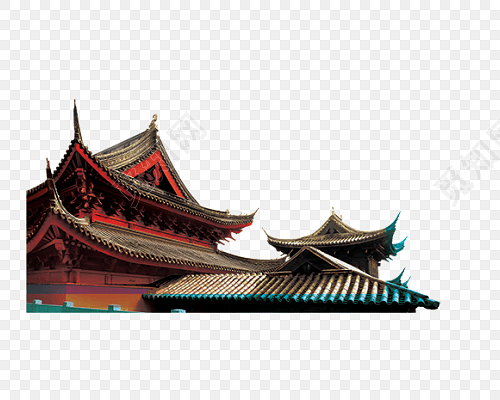古典中国风屋檐建筑