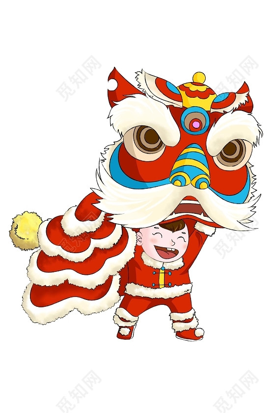新年舞狮素材