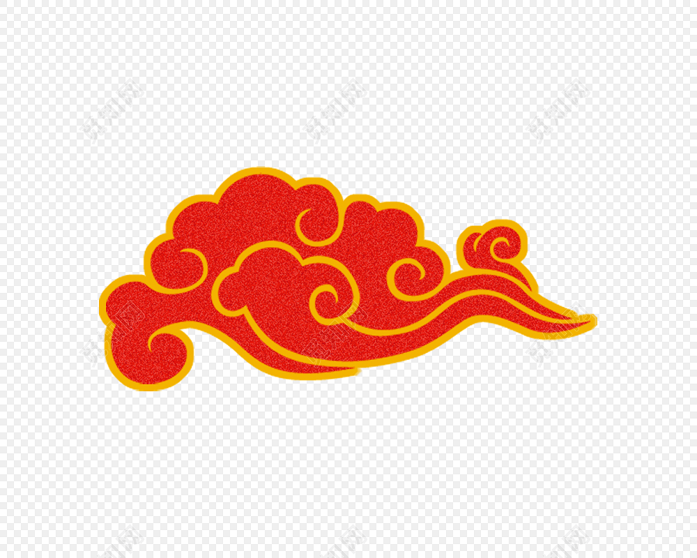 新年党建素材红色祥云党建宣传