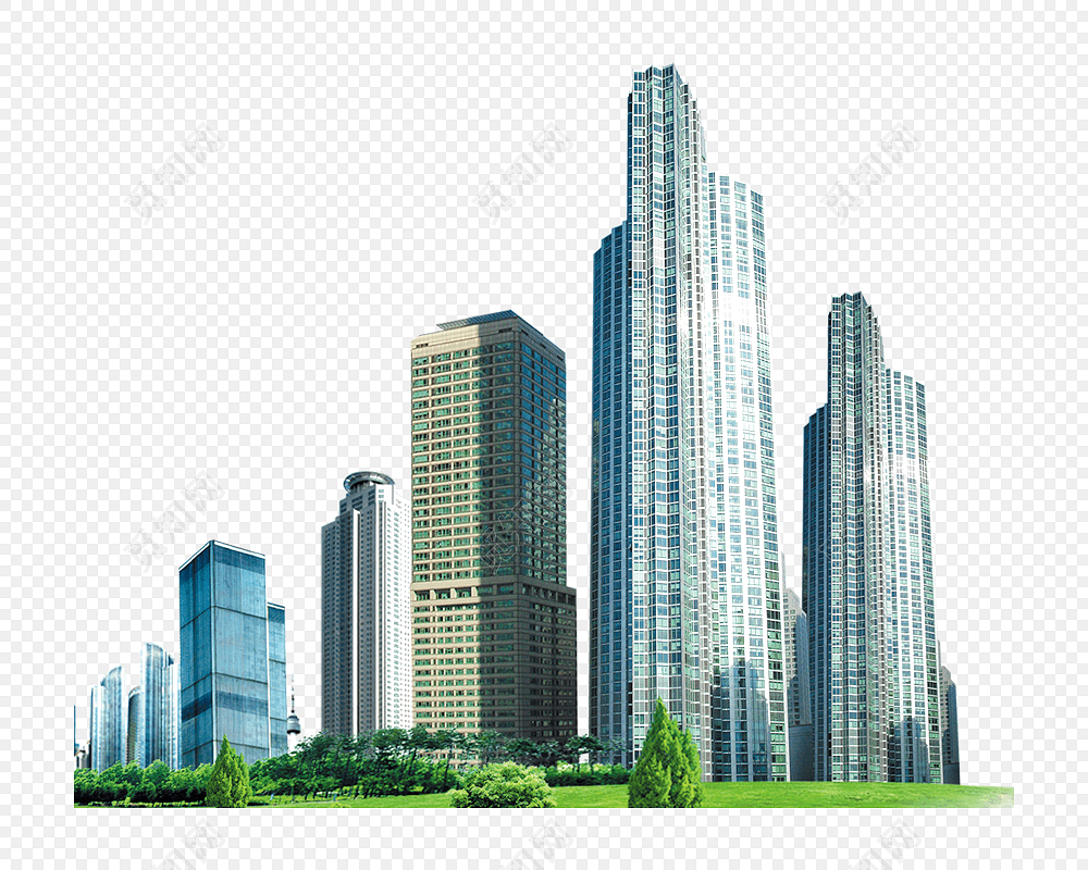 高楼大厦楼房房子矢量图下载