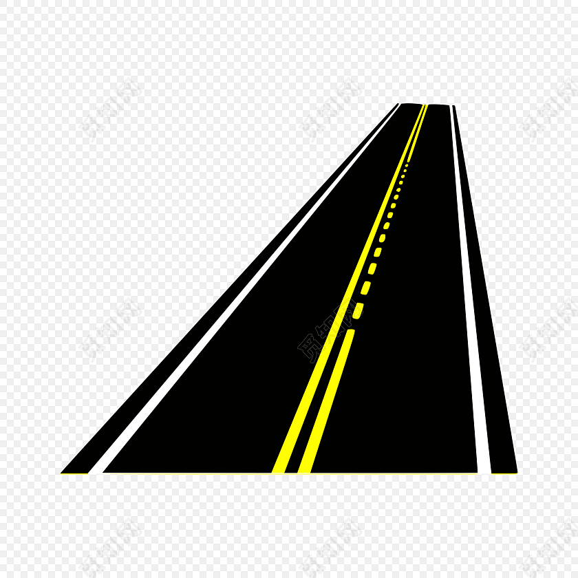 公路线条素材