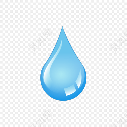 蓝色透明水珠水滴素材免费下载_png素材_觅知网