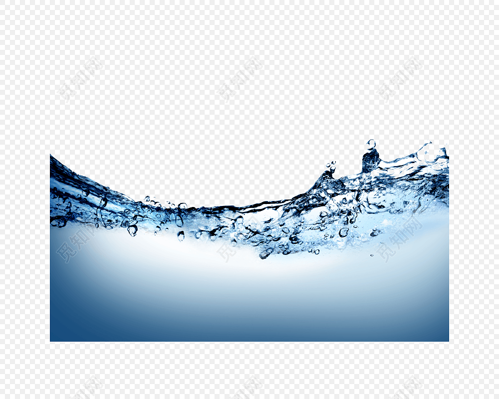 蓝色水面水素材