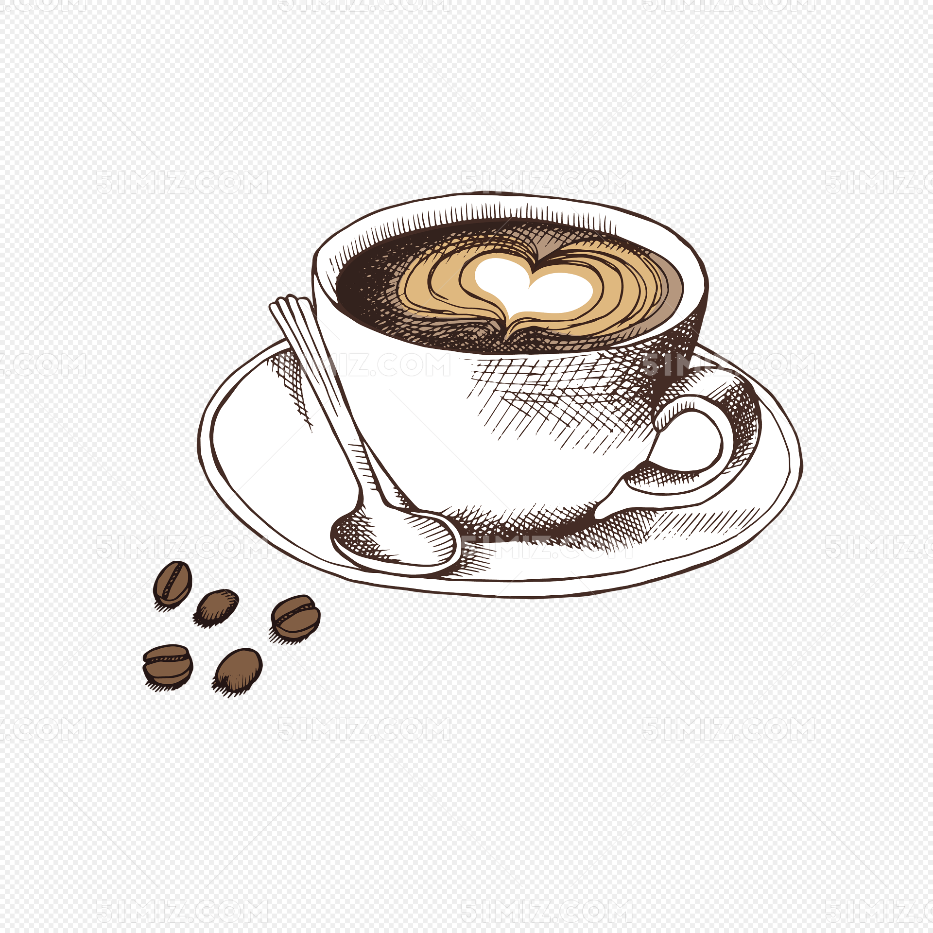 【系列小插画】我最爱的咖啡|插画|插画习作|Z73504276 - 原创作品 - 站酷 (ZCOOL)