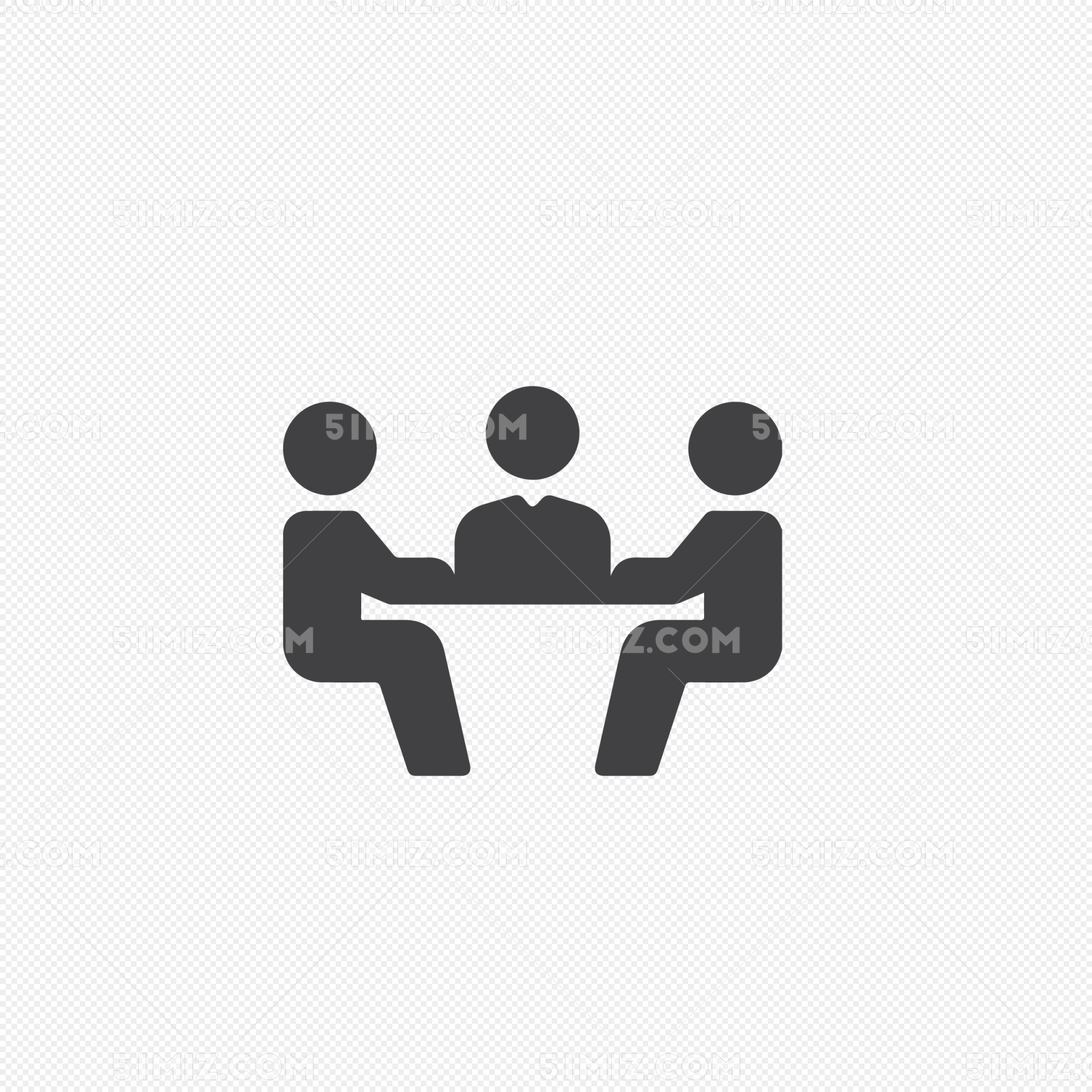 人物会议图标