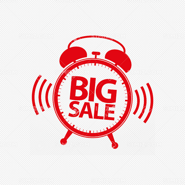 双十一双十二促销闹钟bigsale抢先购